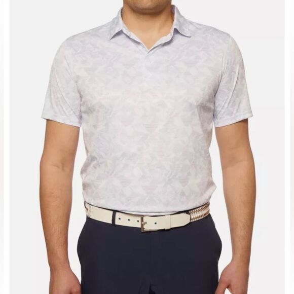 Robert Graham Men's Hydrus Performance Polo White - Picture 1 of 6